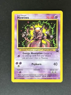 Pokemon TCG Mewtwo Promo Card 14 LP - Image 1