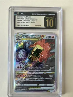CGC PRISTINE 10 Charizard 212/172 VSTAR Universe SAR Japanese Pokemon Card - Image 1