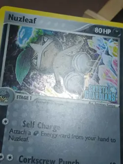 HP Pokemon Card - Nuzleaf - 39/100 - EX Crystal Guardians - 2006 Stamped Holo - Image 3
