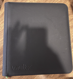 Vault X Premium Exo-Tec Zip Binder - 9 Pocket Trading Card Album Folder Black - Image 1