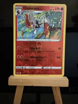 CINDERACE - 35/202 Sword & Shield NM - Reverse Holo - Pokemon TCG Card - Image 1