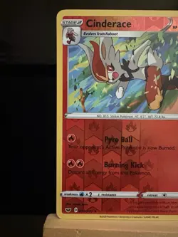CINDERACE - 35/202 Sword & Shield NM - Reverse Holo - Pokemon TCG Card - Image 2