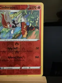 CINDERACE - 35/202 Sword & Shield NM - Reverse Holo - Pokemon TCG Card - Image 3