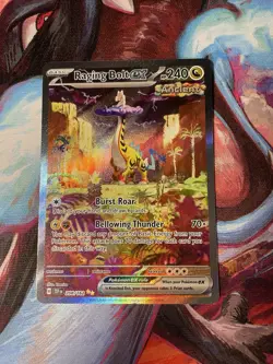 Raging Bolt ex 208/162 SV05: Temporal Forces Holo SIR NM Pokemon Card 2024 - Image 1