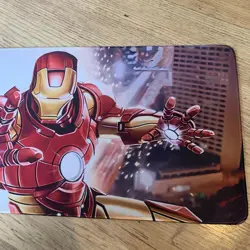 Iron Man Marvel Rubber Playmat Play Mat For Tcg Trading Card Games Cards Mouse - Image 3
