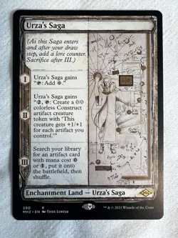 MTG English Urza's Saga (Showcase) NM Normal Modern Horizons 2 - Image 1