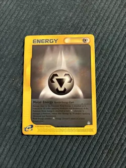 Pokemon TCG Aquapolis Metal Energy Regular, Rare Card 143/147 - Image 1
