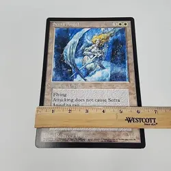 Magic The Gathering MTG Serra Angel (Guay) Oversized 6" X 9" Promo Card (1996) - Image 4
