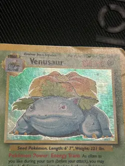 1999 Vintage Venusaur Holo 15/102 Pokemon Card TCG Base Set - Image 5