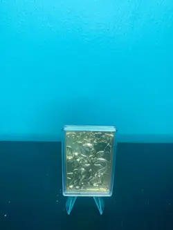1999 Mewtwo Burger King Gold Plated Trading Card Nintendo Pokemon - Image 1