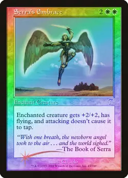 Serra's Embrace FOIL 7th Edition PLD White Uncommon MAGIC MTG CARD ABUGames - Image 1