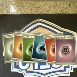 Pokemon TCG Cosmic Holo Energy Card Set of 6 NM/M From 151 Scarlet & Violet - Image 1