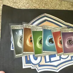 Pokemon TCG Cosmic Holo Energy Card Set of 6 NM/M From 151 Scarlet & Violet - Image 2