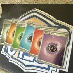 Pokemon TCG Cosmic Holo Energy Card Set of 6 NM/M From 151 Scarlet & Violet - Image 3