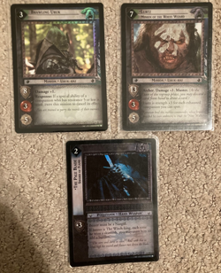 LOTR TCG Rare Foil card lot from set 11 Shadows and set 12 Black Rider NM - Image 4