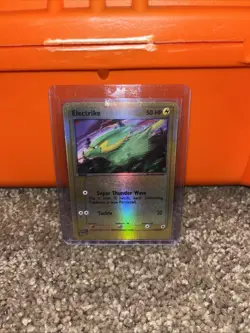 Pokemon TCG Electrike EX Ruby and Sapphire Reverse Holo Card 53/109 Common - Image 1