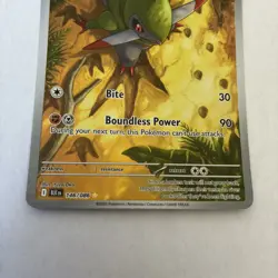 Pokemon TCG Fraxure Illustration Rare Black Bolt Card 146/086 NM Gold Star - Image 3