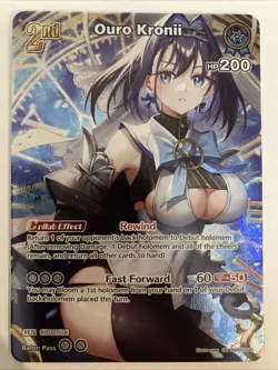 Ouro Kronii (SR) - FOIL NM hBP01-095 - hololive Official Card Game EN - Image 1