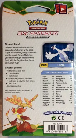 Pokemon XY Fates Collide Trading Card Game - Sky Guardian Theme Deck (Lugia) - Image 2