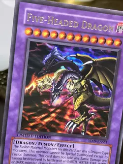 Yu-Gi-Oh! Five-Headed Dragon Starter Deck Card Limited Edition Holo Rare - Image 4