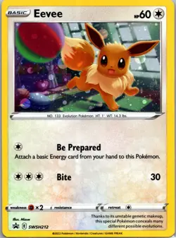 Eevee - SWSH212 Promo SWSH: Sword & Shield Promo Cards NM - Image 1