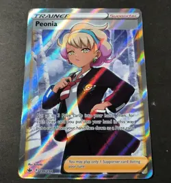 Pokemon Chilling Reign Peonia Full Art Holo Trainer Card 196/198 NM - Image 1