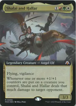 Shalai and Hallar (Extended Art) - FOIL - M Commander: March of the Machine 96 - - Image 1