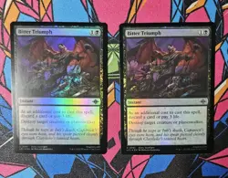 2x Bitter Triumph x2 NM Foil MTG Lost Caverns of Ixalan Unplayed Magic Gathering - Image 1