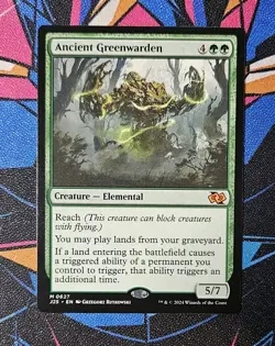 Ancient Greenwarden NM Regular MTG Foundations Jumpstart J25 Unplayed Magic - Image 1