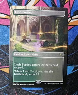 Lush Portico NM Borderless MTG Murders At Karlov Manor Unplayed Magic Gathering - Image 1