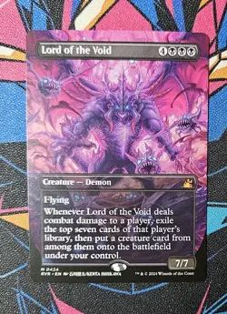 Lord of the Void NM Anime Borderless MTG Ravnica Remastered Unplayed Magic - Image 1