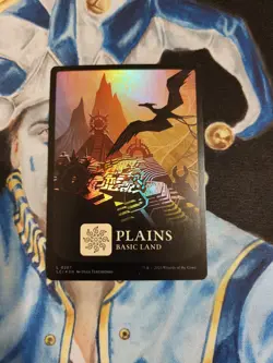 MTG The Lost Caverns of Ixalan LCI Basic Plains Full-Art FOIL 0287 x1 - Image 1