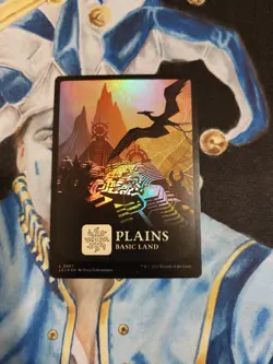 MTG The Lost Caverns of Ixalan LCI Basic Plains Full-Art FOIL 0287 x1 - Image 2