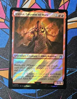 Iraxxa, Empress of Mars NM Surge Foil MTG Universes Beyond: Doctor Who Unplayed - Image 1