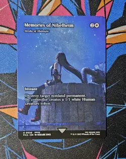 Memories of Nibelheim NM Borderless MTG Final Fantasy Unplayed Magic - Image 1