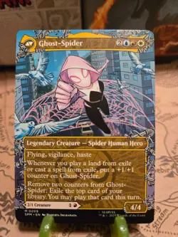 MTG Gwen Stacy Marvel's Spider-Man Regular Borderless Mythic NM - Image 2