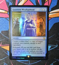 Quantum Misalignment NM Foil MTG Doctor Who Unplayed Magic The Gathering - Image 1