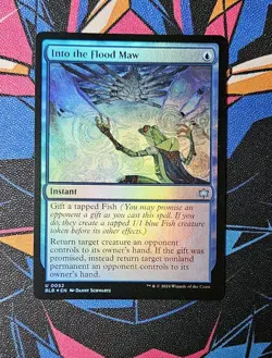 Into the Flood Maw NM Foil MTG Bloomburrow Unplayed Magic the Gathering - Image 1