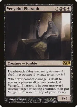 VENGEFUL PHARAOH (M12) Magic 2012 - MTG - LP - Image 1