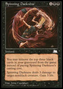 MTG SPINNING DARKNESS POOR - VOROTICE DI TENEBRE - WL - MAGIC - Image 1