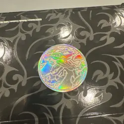 Mega Charizard X EX UPC Ultra Premium Collection Silver Metal Coin 2025 Pokemon - Image 1