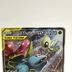 Celebi & Venusaur GX SM167 Tag Team Pokemon Black Star Promo - Image 2