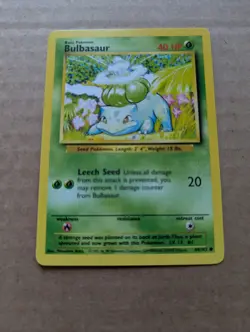 1999 Pokemon Classic - Base Set Bulbasaur #44 - Image 1