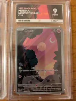 2x Pokemon ACE Graded TCG Card Bundle LILLIE'S CLEFAIRY MUNNA - Image 3