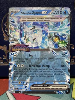 Wellspring Mask Ogerpon ex (Twilight Masquerade Stamp) 064/167 Pokemon Card Mint - Image 1