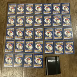 Complete Pokemon Fossil 1st Ed common/uncommon set (31-62) NM/LP + 40card binder - Image 2