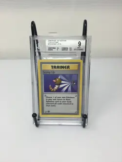 Scoop Up 78/102 Pokemon 1999 Shadowless 1st Edition Base Set Beckett 9 Thick B - Image 1
