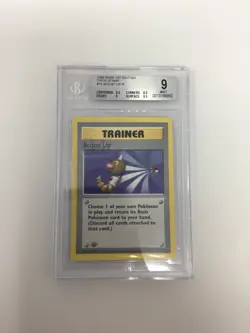 Scoop Up 78/102 Pokemon 1999 Shadowless 1st Edition Base Set Beckett 9 Thick B - Image 2