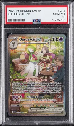 2023 POKEMON SVI EN-SCARLET & VIOLET #245 GARDEVOIR EX PSA 10 - Image 1