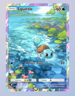 Squirtle Full-Art 1?, Pokemon TCG Pocket, English, Genetic Apex, Digital - Image 1
